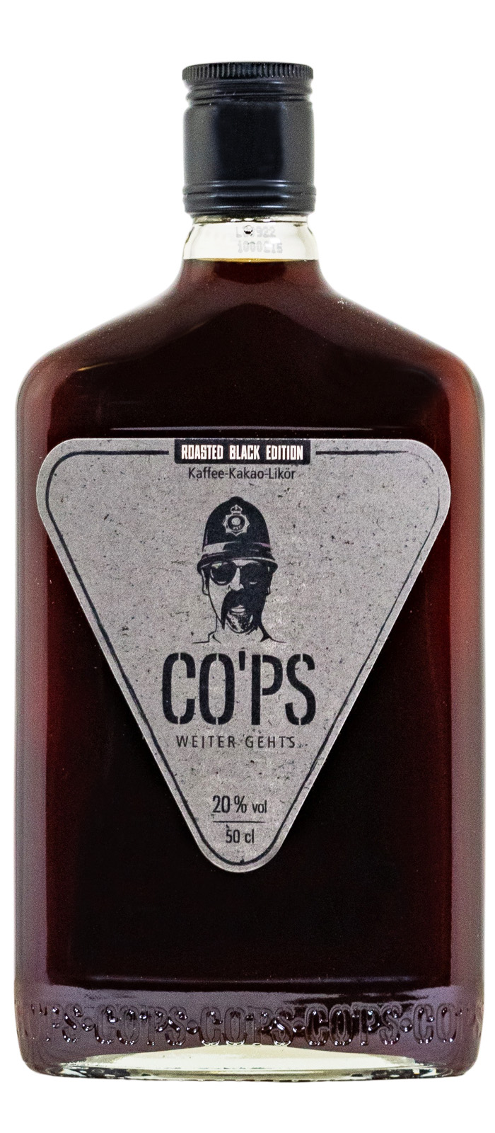 Cops Kaffee Likör Roasted Black - 0,5L 20% vol