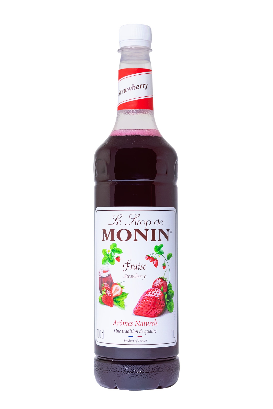 Monin Erdbeere Fraise Sirup PET-Flasche - 1 Liter