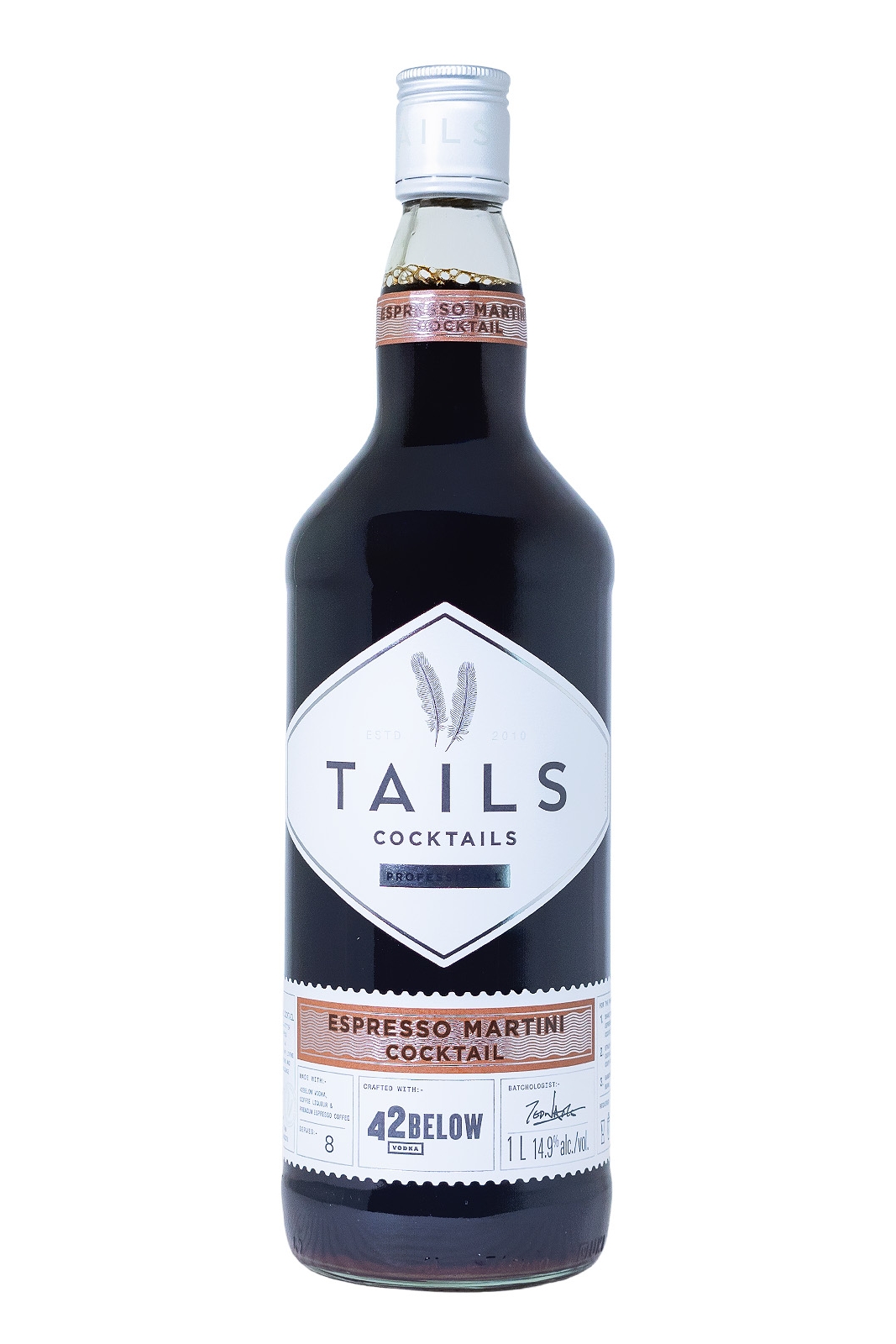 Tails Espresso Martini Cocktail - 1 Liter 14,9% vol