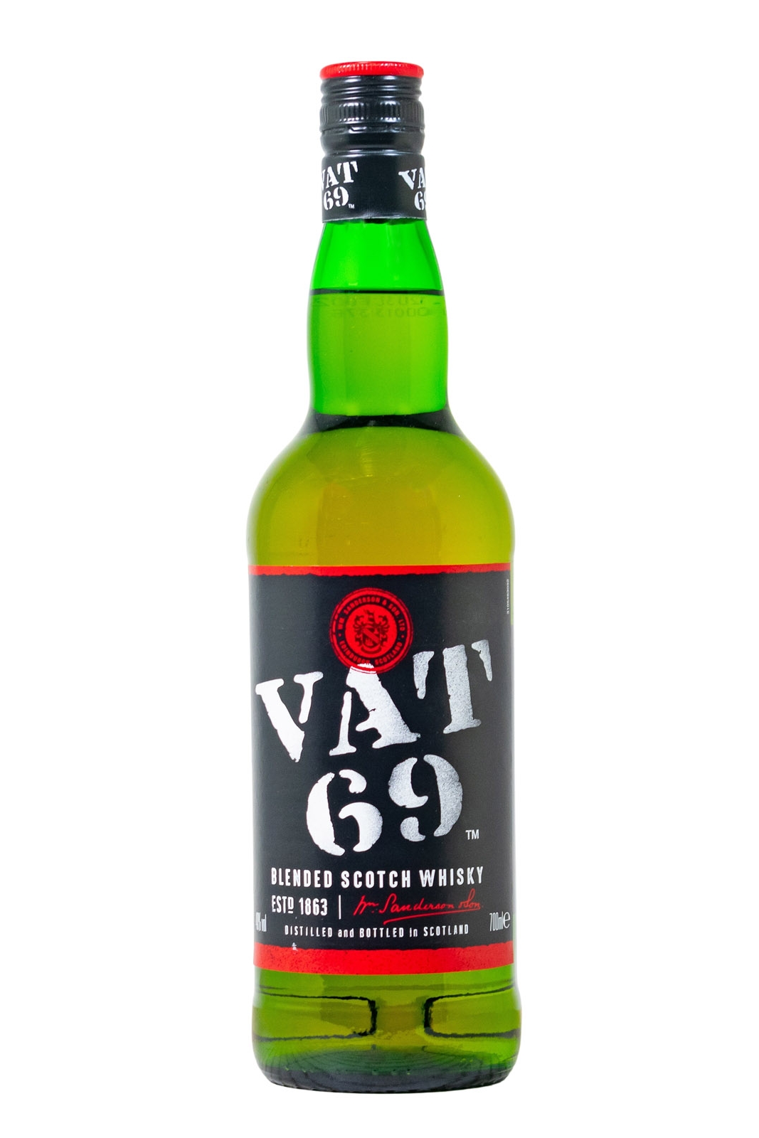 VAT 69 Blended Scotch Whisky - 0,7L 40% vol