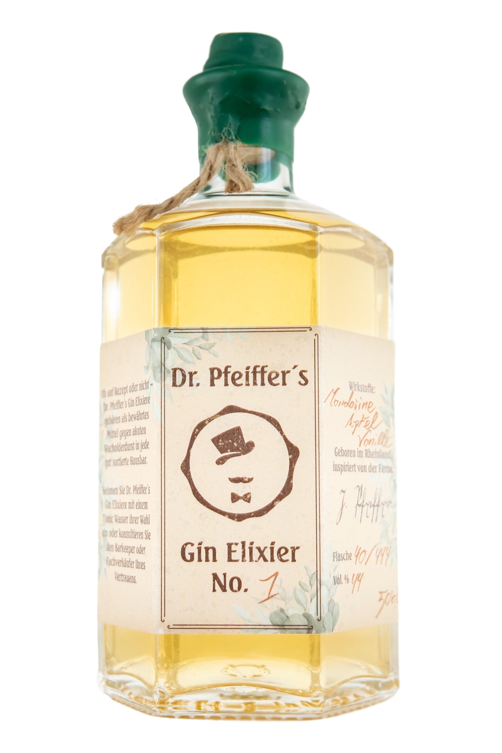 Dr. Pfeiffers Gin Elixir Nr1 - 0,5L 40% vol