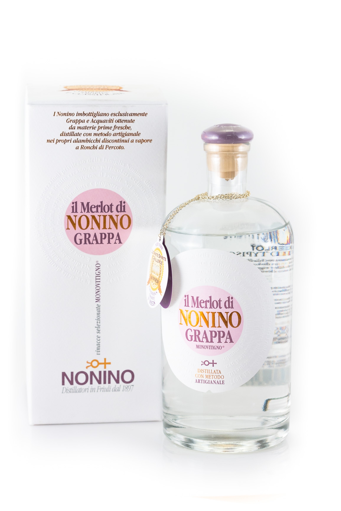 Nonino il Merlot Grappa Monovitigno - 0,7L 41% vol