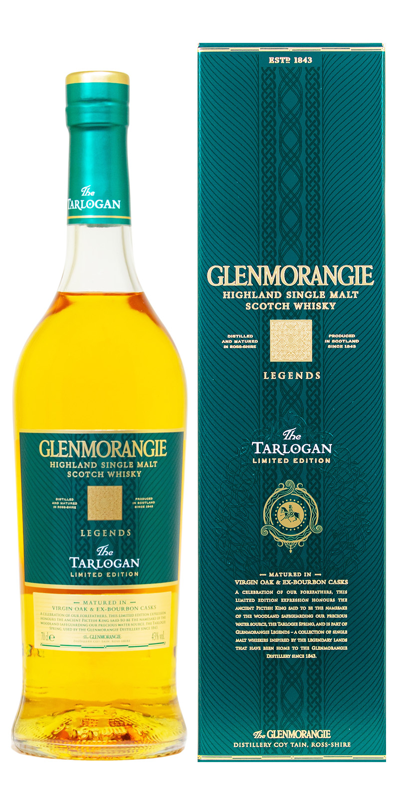 Glenmorangie Tarlogan Limited Edition Single Malt Scotch Whisky - 0,7L 43% vol