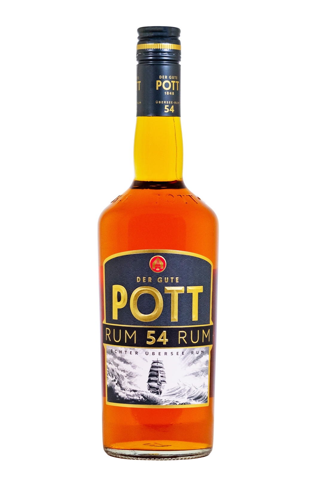 Pott 54 Echter Übersee Rum - 0,7L 54% vol