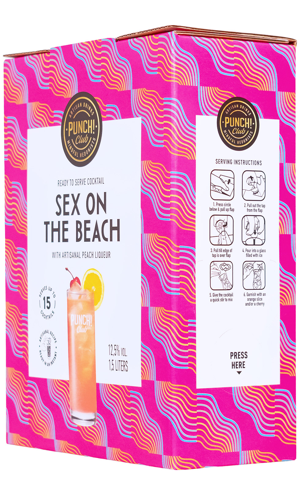 Punch Club Sex on the Beach Bag-Box - 1,5L 12,5% vol