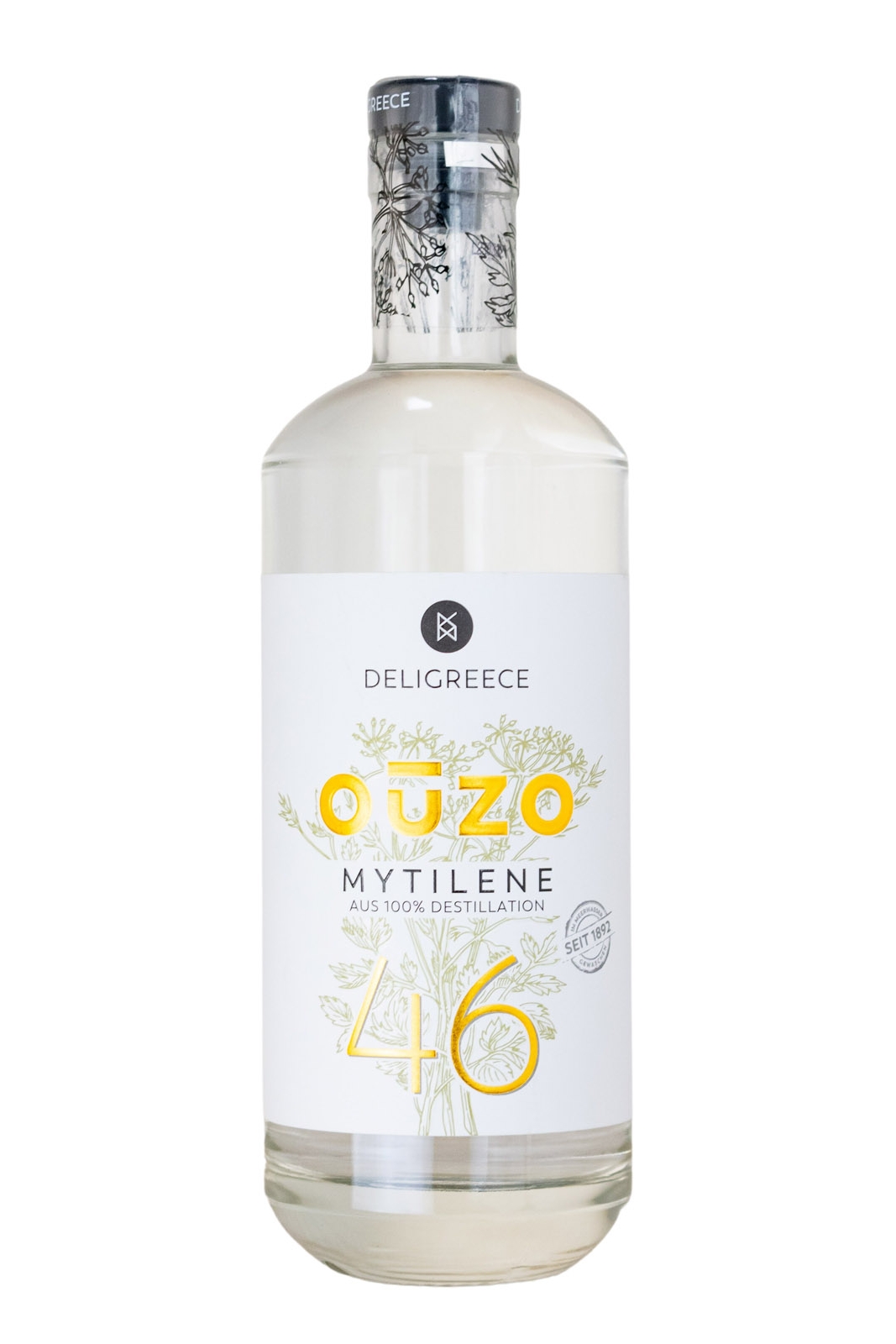 Ouzo Mytilene 46 - 0,7L 46% vol