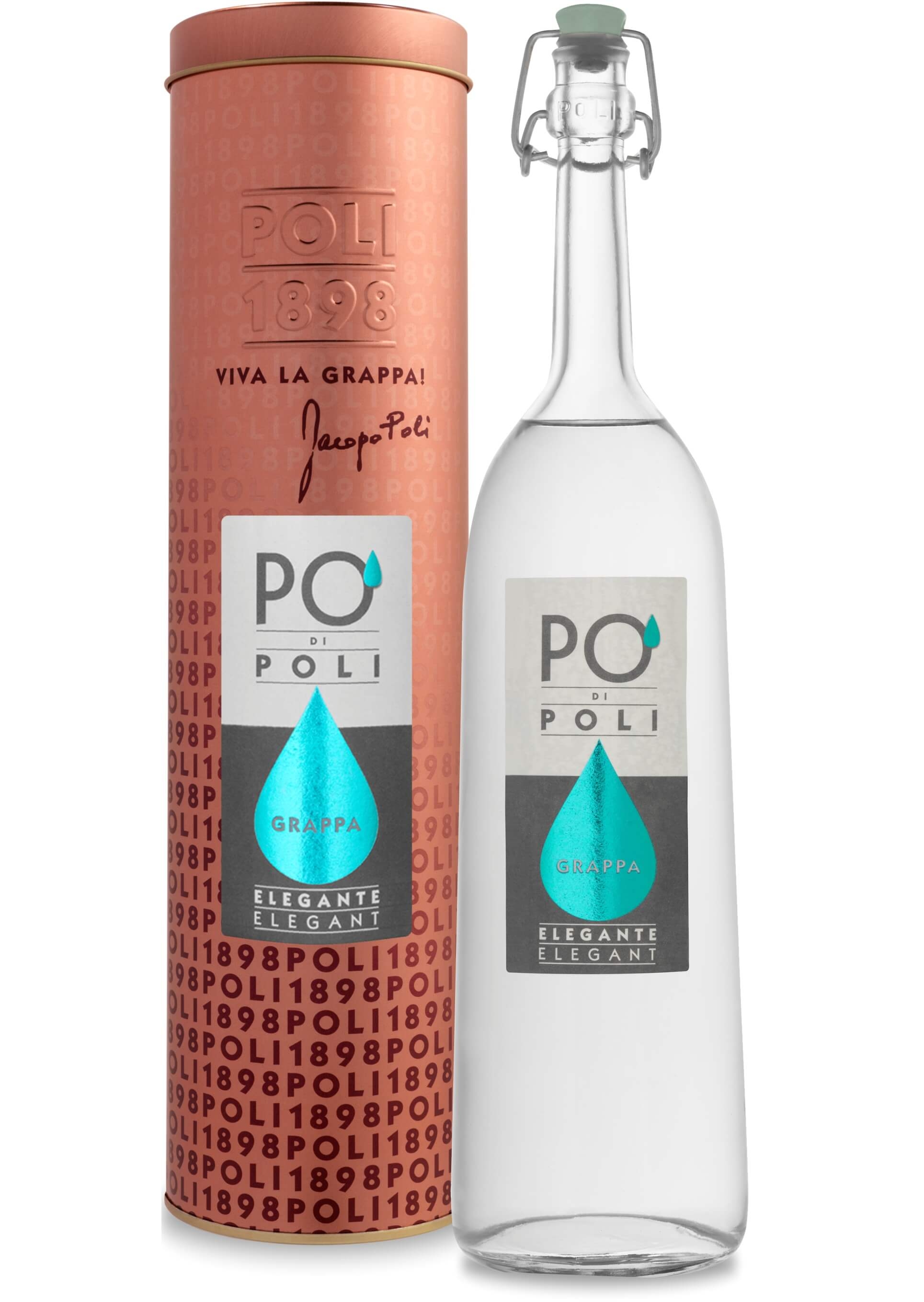 Po' di Poli Grappa Elegante - 0,7L 40% vol