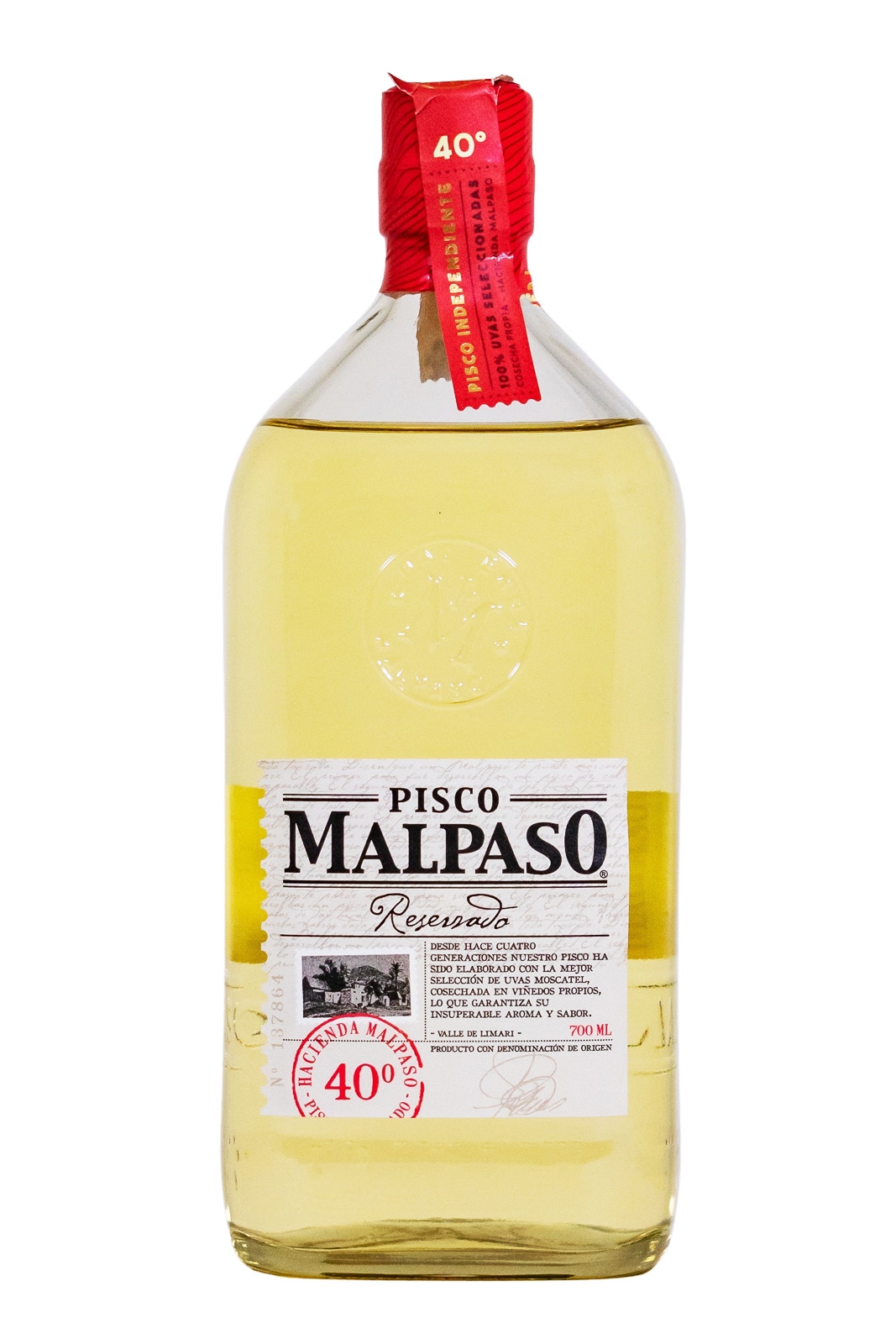 Pisco MalPaso Reservado - 0,7L 40% vol