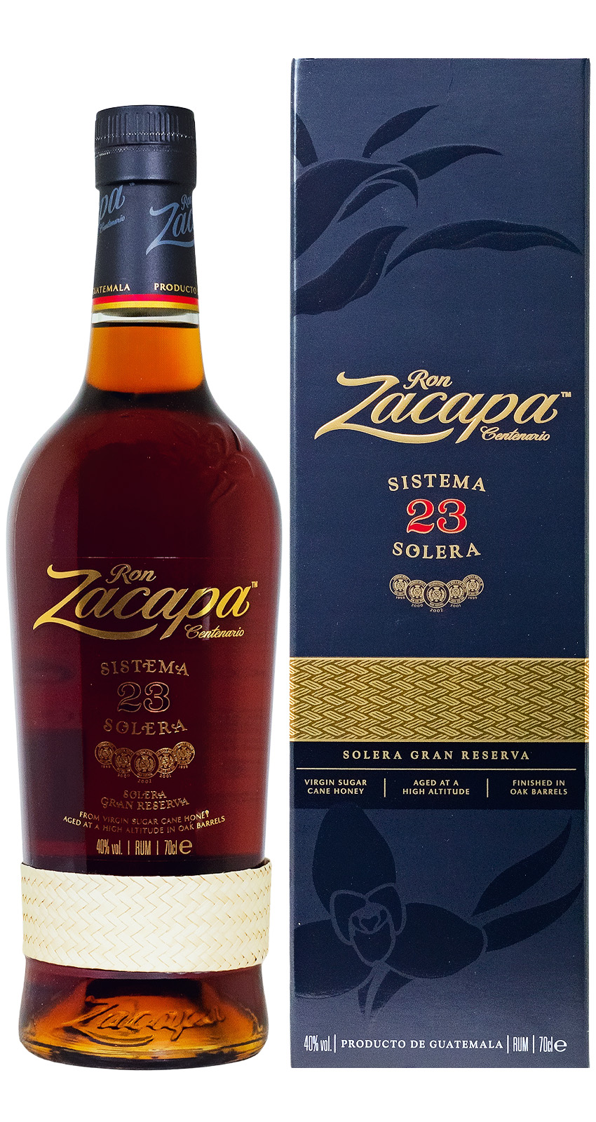 Ron Zacapa Centenario Solera Gran Reserva Rum - 0,7L 40% vol