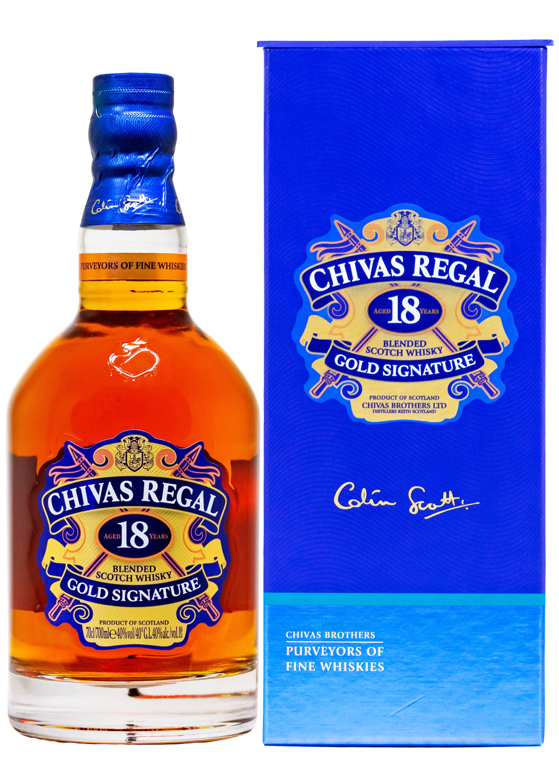 Chivas Regal 18 Jahre Gold Signature Blended Scotch Whisky - 0,7L 40% vol