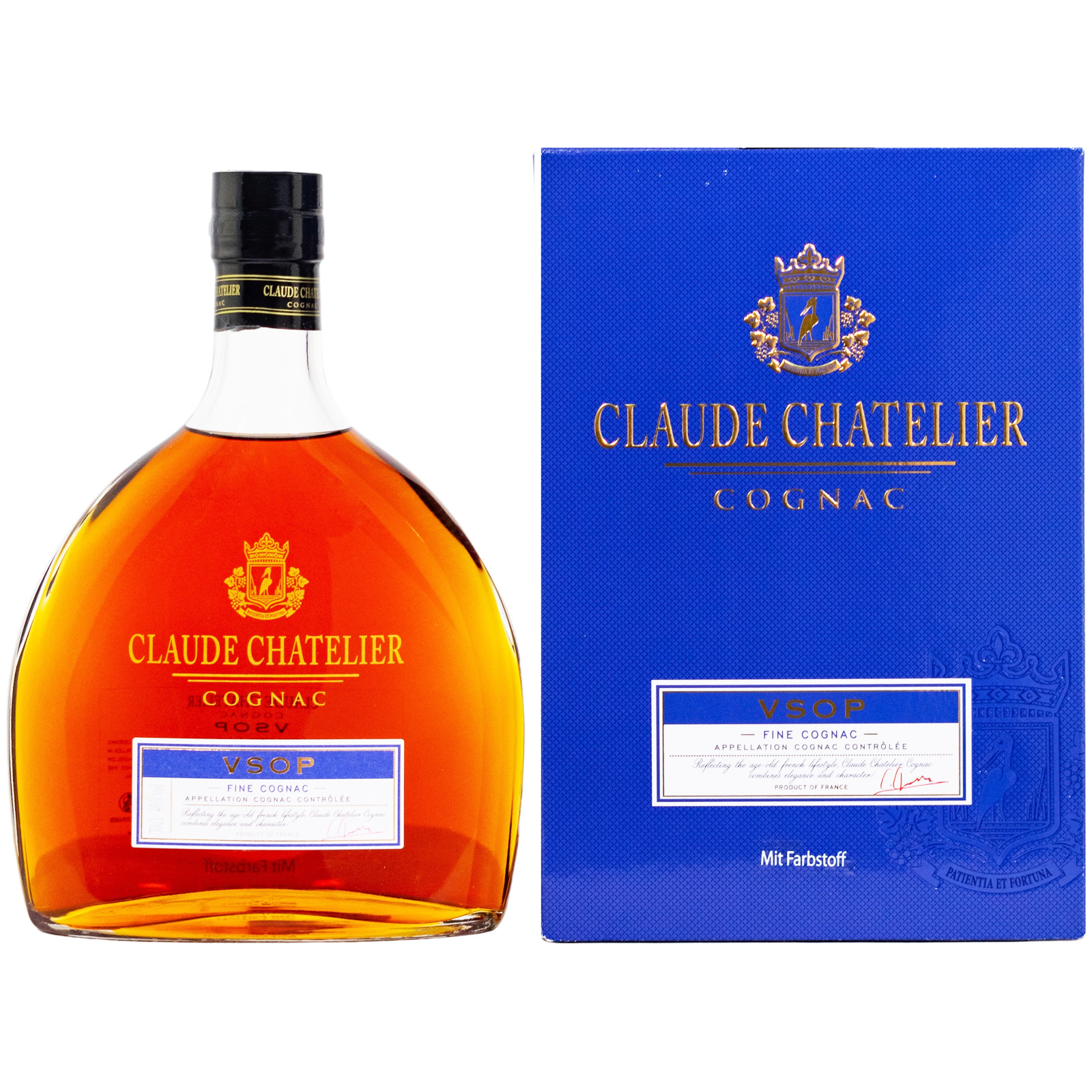 Claude Chatelier VSOP mit GEPA - 0,7L 40% vol