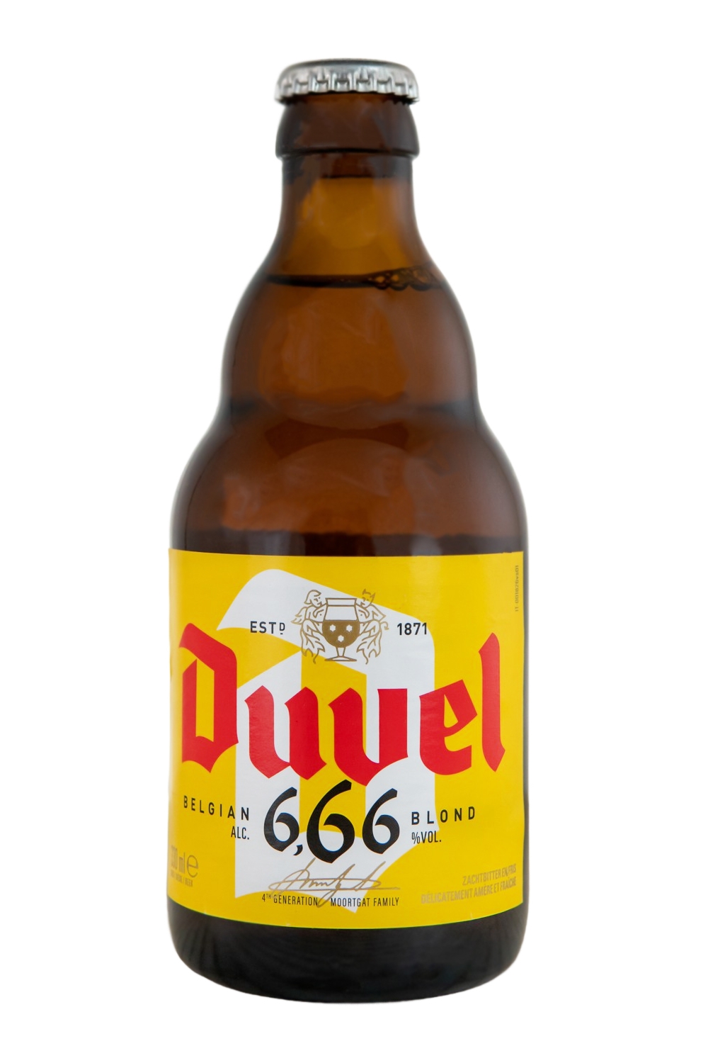 Duvel 666 Blonde Bier - 0,33L 6,6% vol