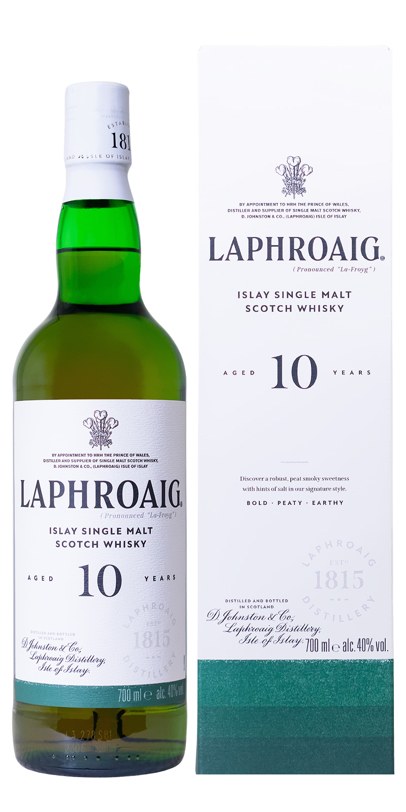 Laphroaig 10 Jahre Islay Single Malt Scotch Whisky - 0,7L 40% vol