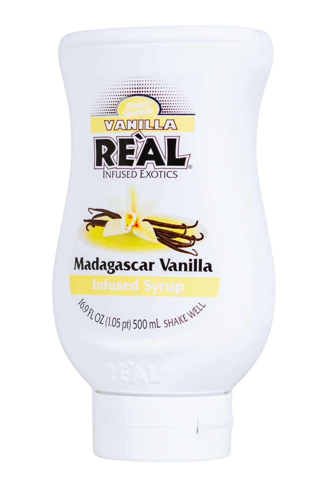 Real Madagascar Vanilla Sirup mit Vanilleextrakt - 0,5L