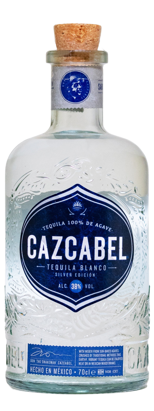 Cazcabel Tequila Blanco - 0,7L 38% vol