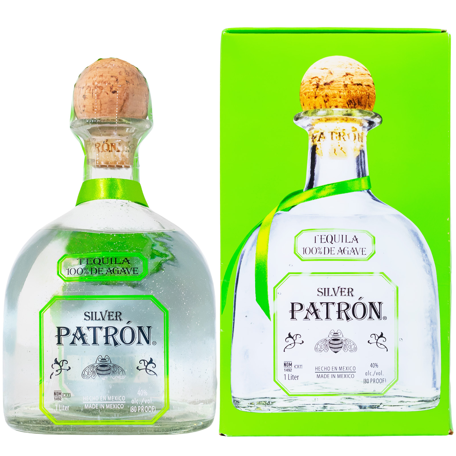 Patron Silver Tequila - 1 Liter 40% vol
