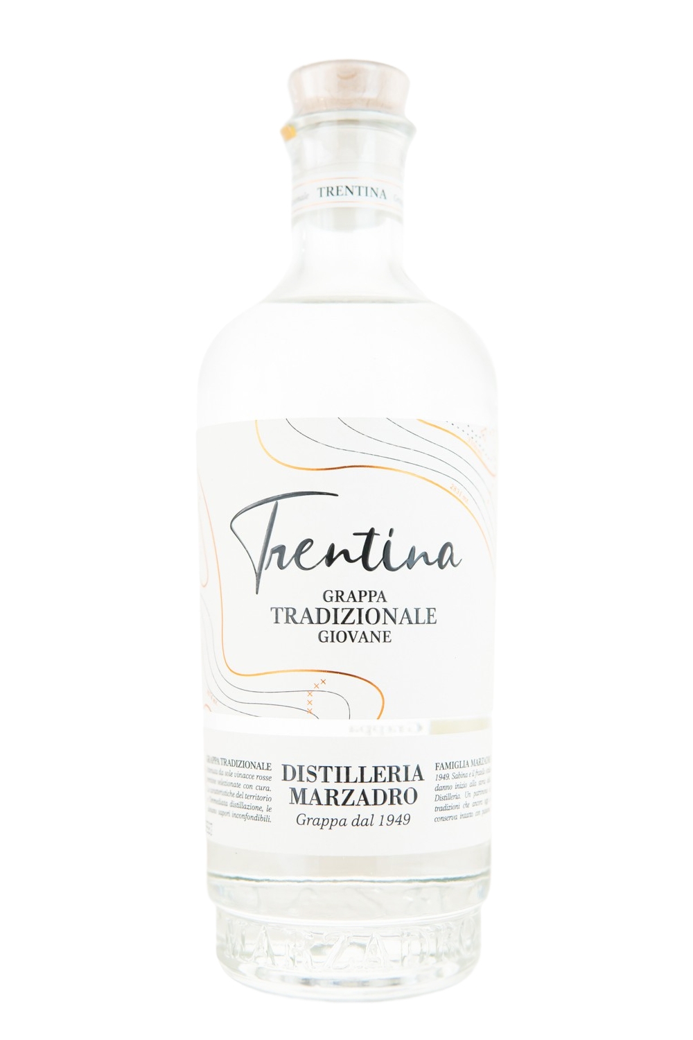 Marzadro La Trentina Grappa Tradizionale - 0,7L 41% vol