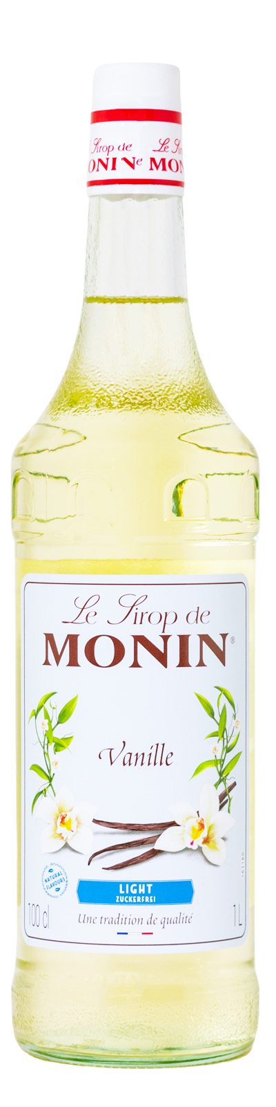 Monin Light Vanille Sirup - 1 Liter
