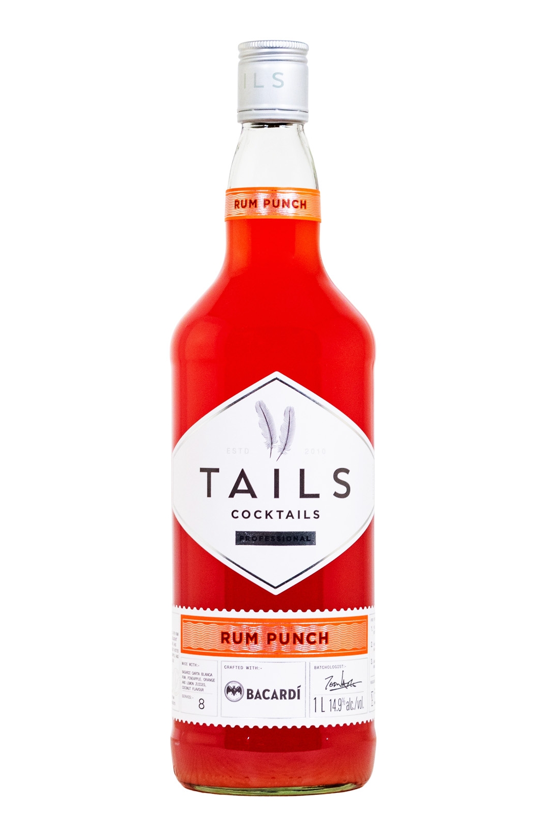 Tails Rum Punch Cocktail - 1 Liter 14,9% vol