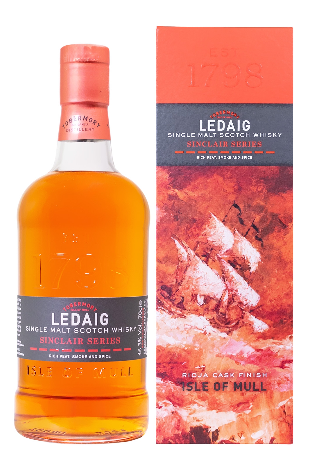 Ledaig Sinclair Series - 0,7L 46,3% vol