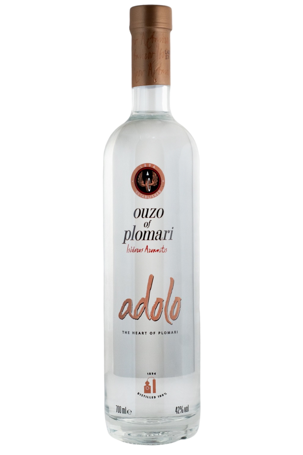 Ouzo of Plomari Adolo - 0,7L 42% vol