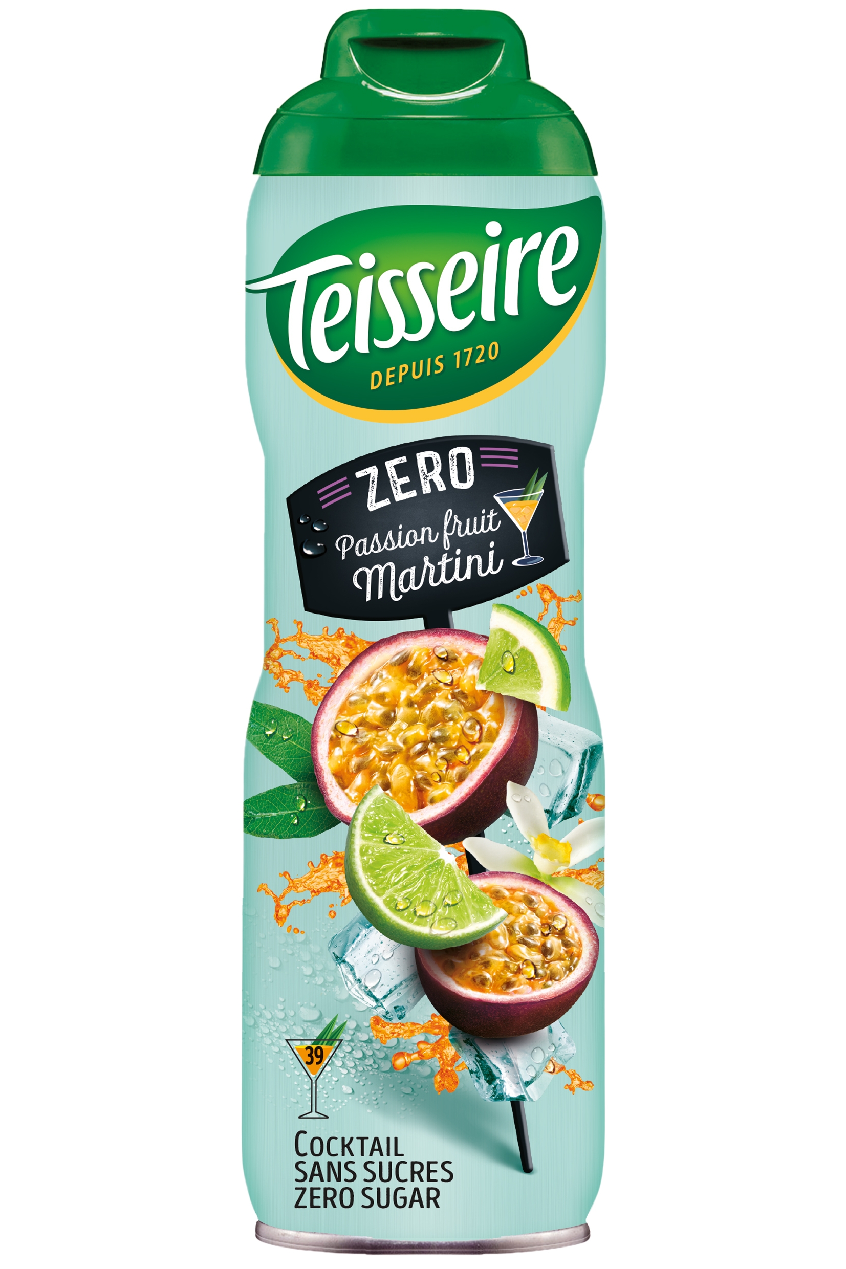 Teisseire Passion Fruit Martini Zero Getränkekonzentrat - 0,6L