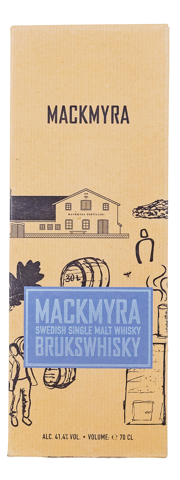 Mackmyra Bruks Whisky - 0,7L 41,4% vol