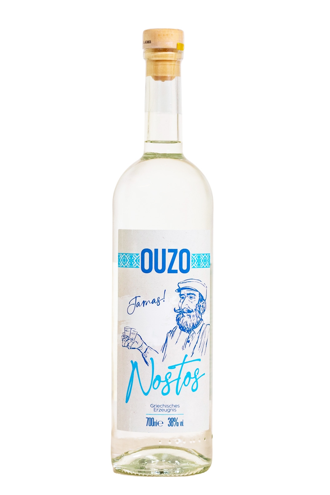 Ouzo Nostos - 0,7L 38% vol