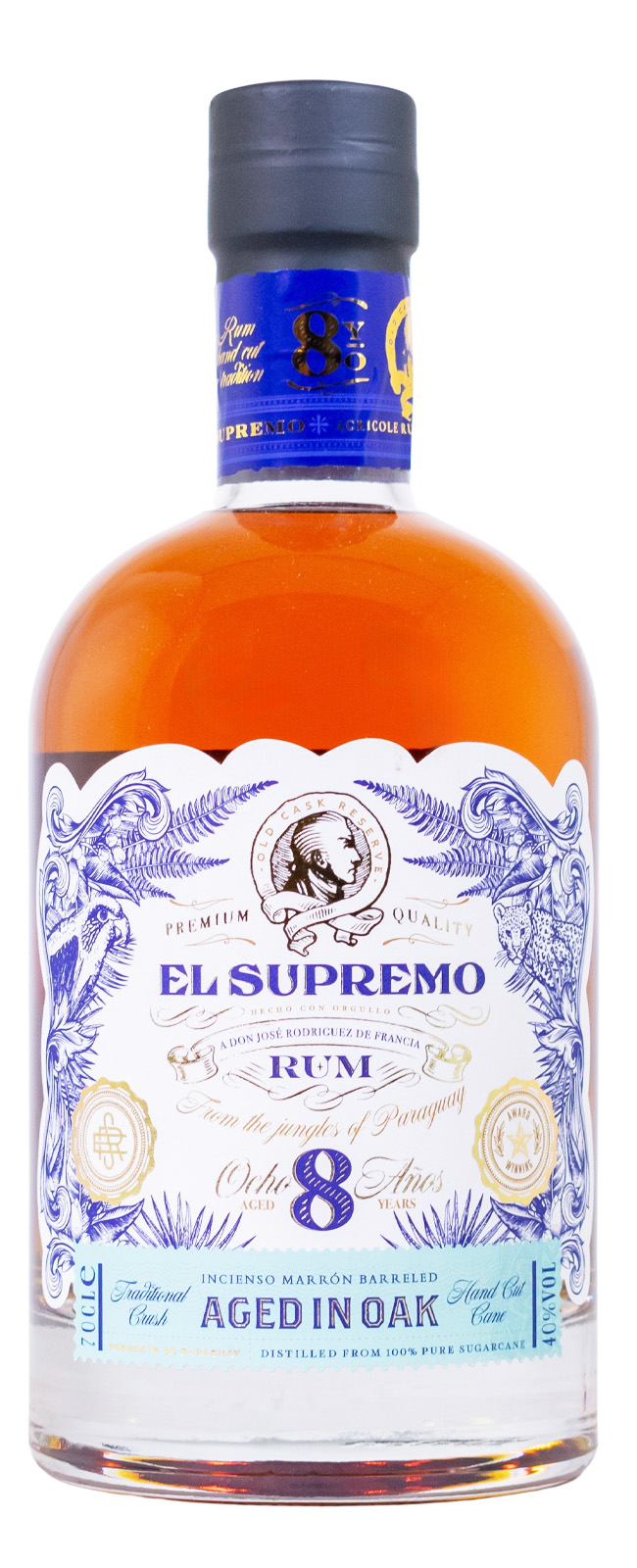 El Supremo 8 Jahre - 0,7L 40% vol