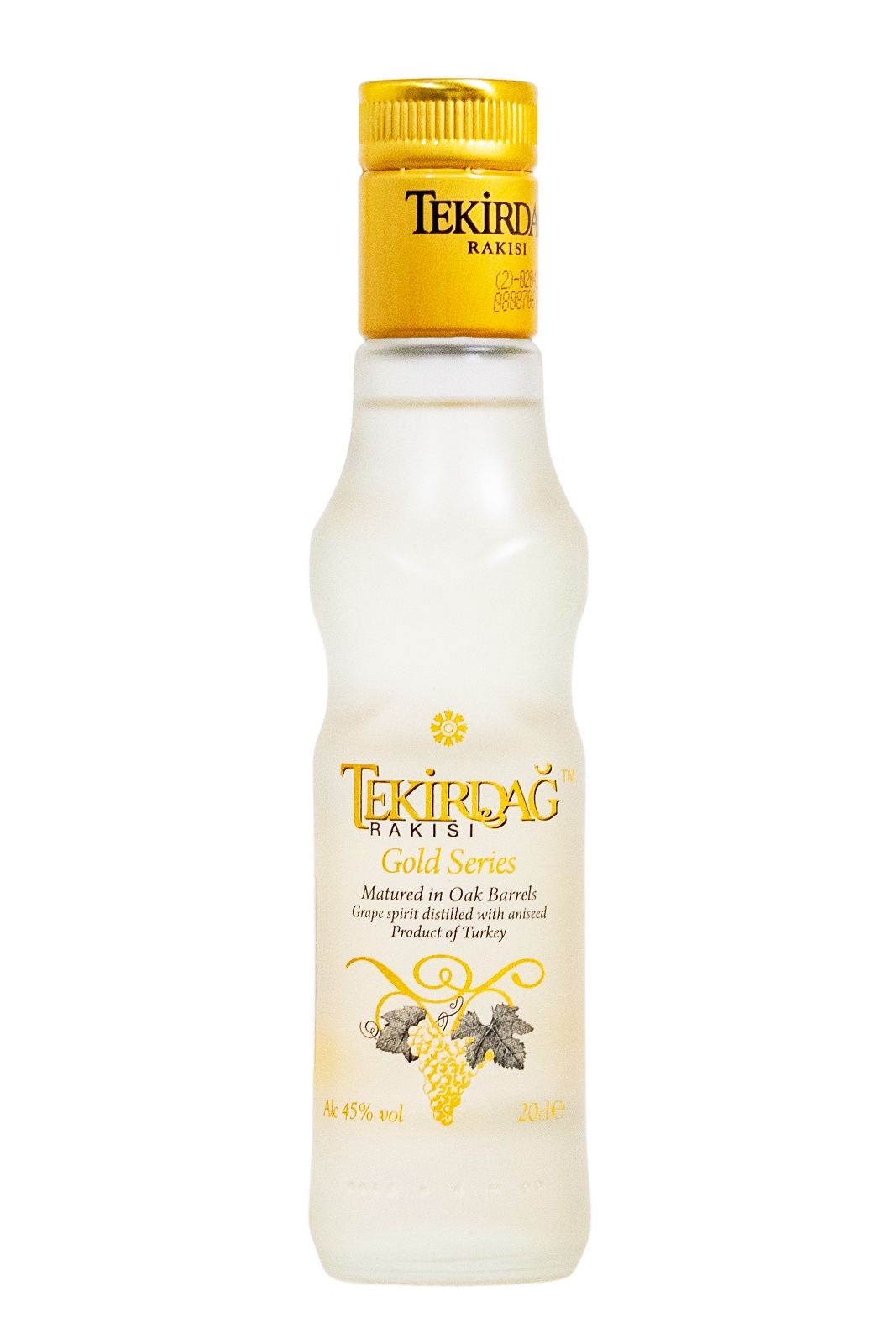 Tekirdag Raki Gold Series - 0,2L 45% vol