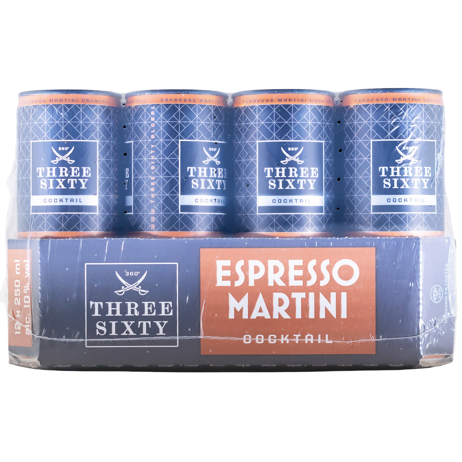 Paket [12 x 0,25L] Three Sixty Espresso Martini - 3L 10% vol