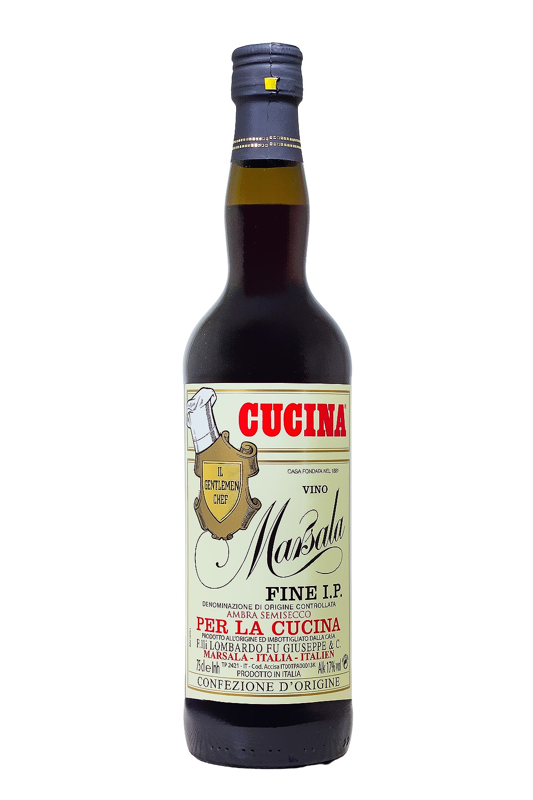 Lombardo Marsala Fine Cucina - 0,75L 17% vol