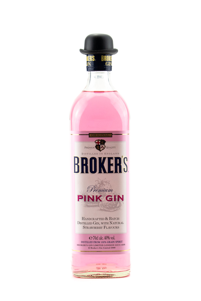 Brokers Pink London Dry Gin - 0,7L 40% vol