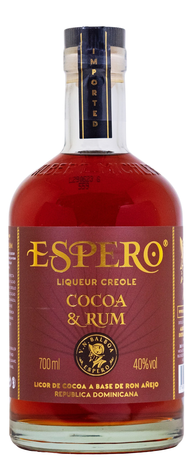 Espero Liquer Creole Cocoa & Rum Kakaolikör - 0,7L 40% vol