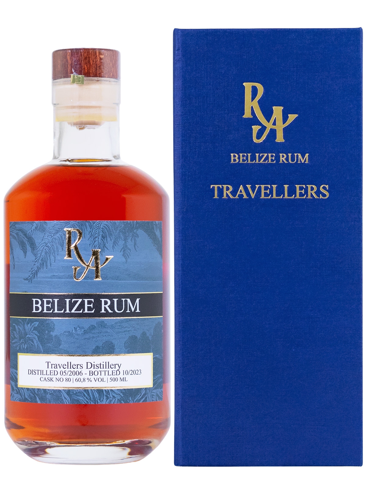 Rum Artesanal Belize 2006 - 0,5L 60,8% vol