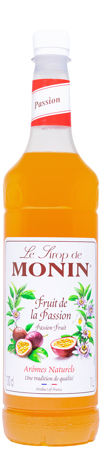 Monin Maracuja Fruit de la Passion Sirup PET-Flasche - 1 Liter