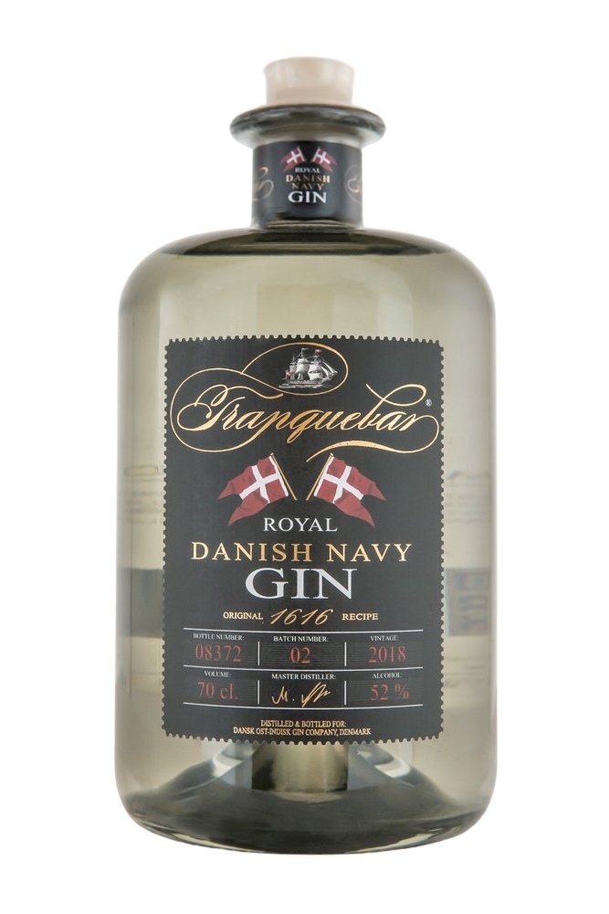 Tranquebar Royal Danish Navy Gin - 0,7L 52% vol