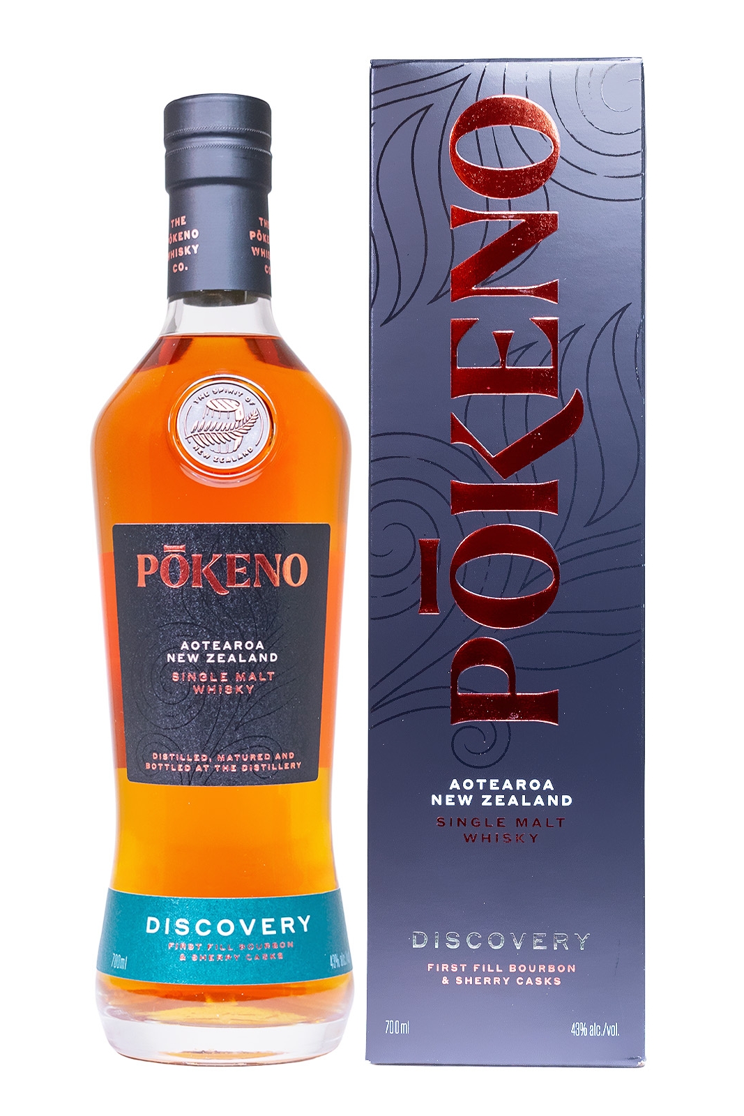 Pokeno Discovery Single Malt Whisky - 0,7L 43% vol