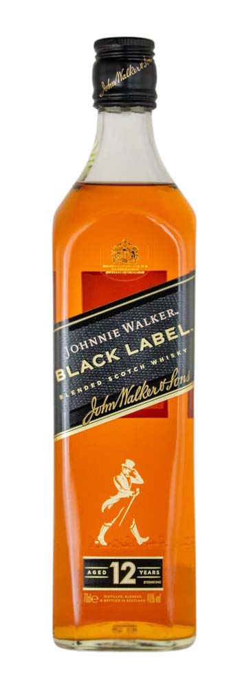 Johnnie Walker Black Label 12 Jahre Blended Scotch Whisky - 0,7L 40% vol