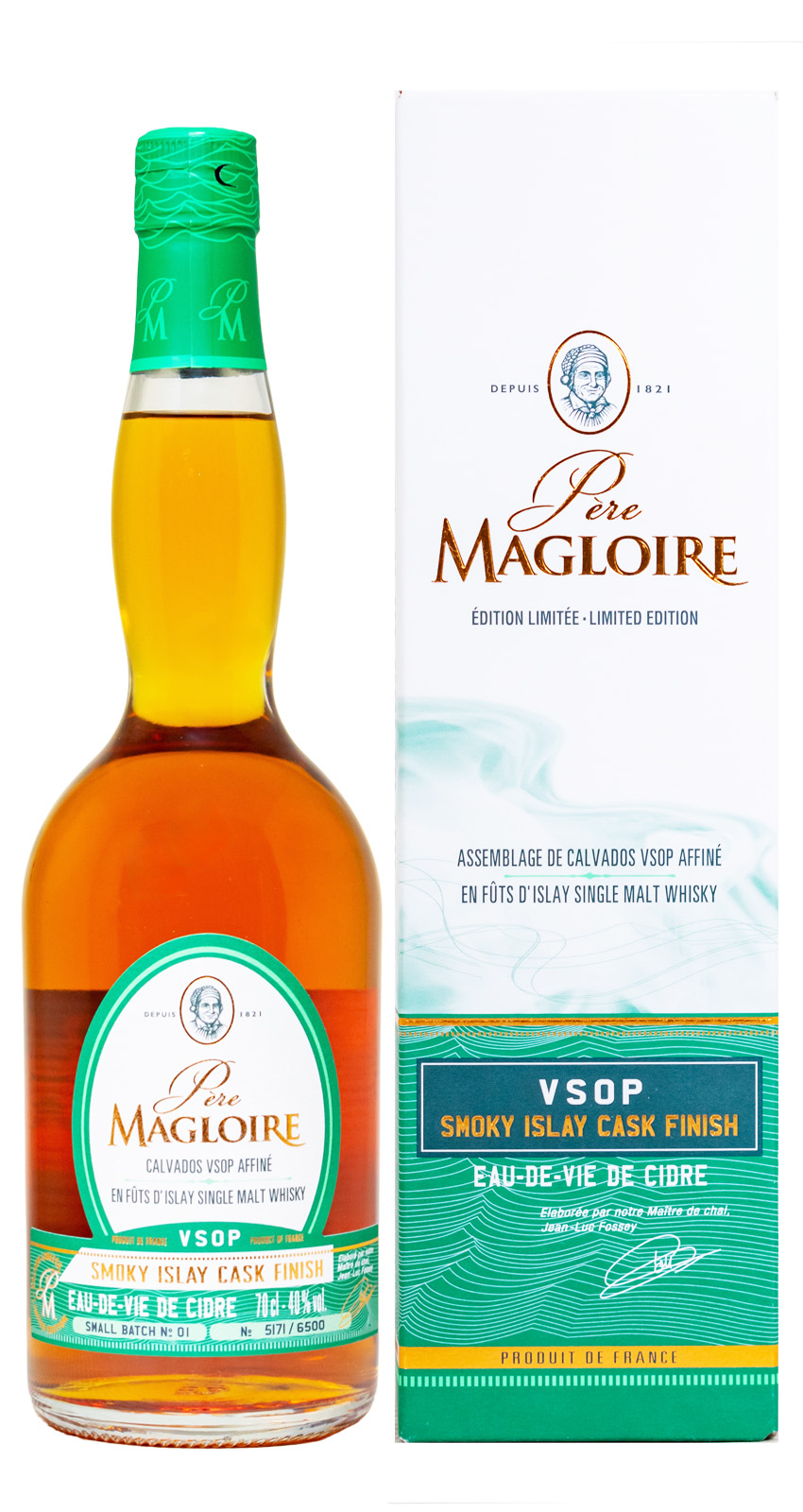 Pere Magloire VSOP Smoky Islay Cask Finish Calvados - 0,7L 40% vol