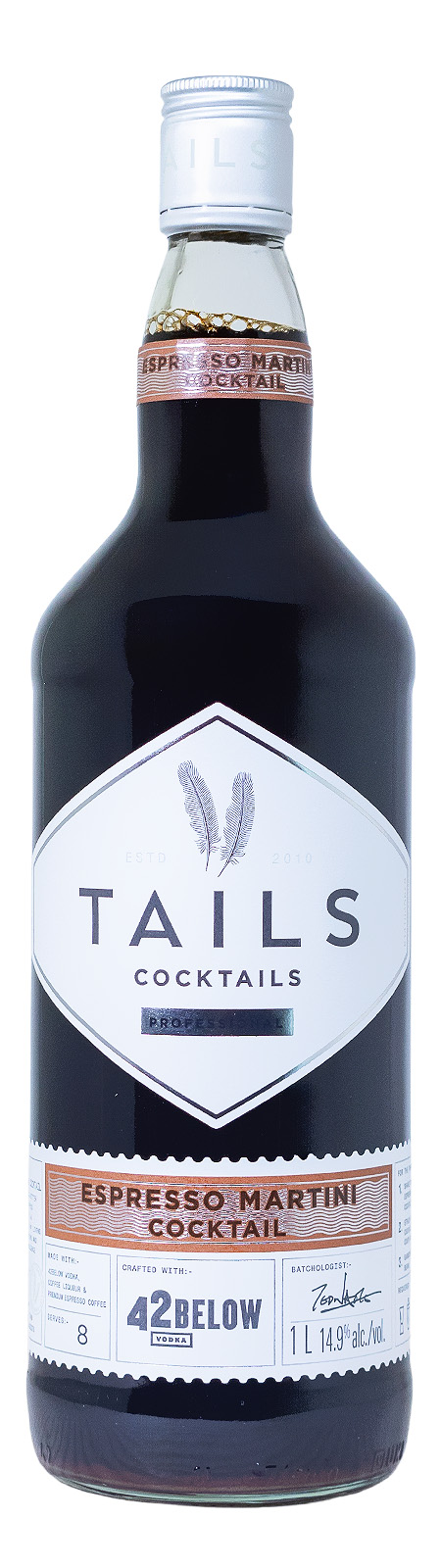 Tails Espresso Martini Cocktail - 1 Liter 14,9% vol