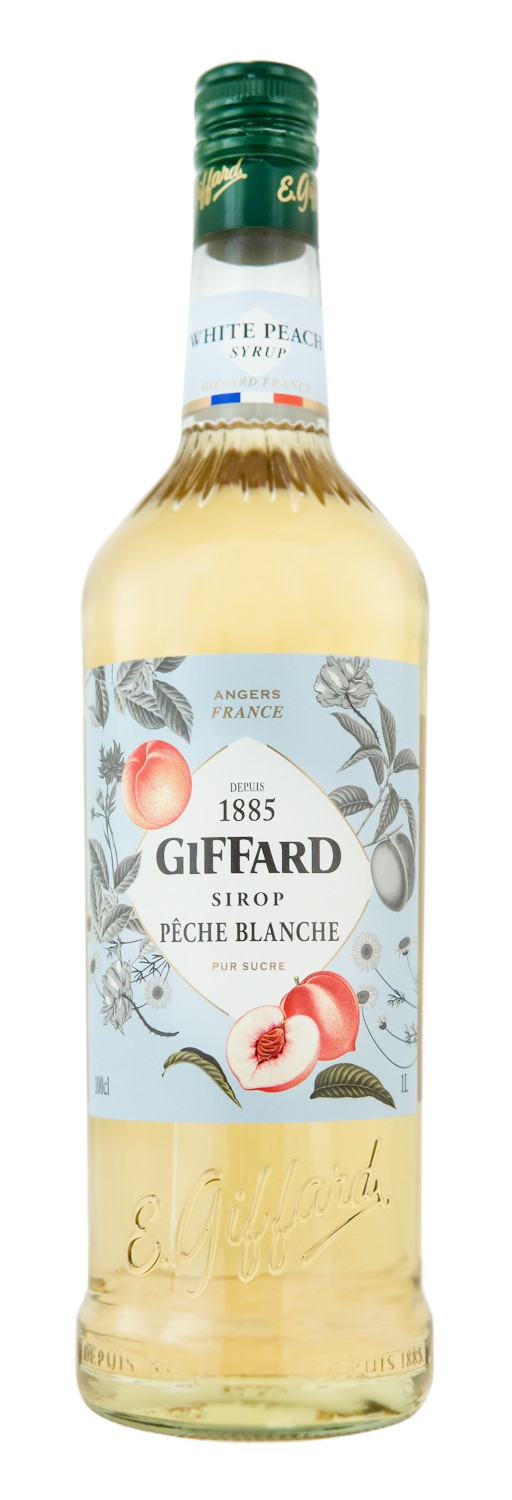 Giffard Peche Blanche Weißer Pfirsichsirup - 1 Liter