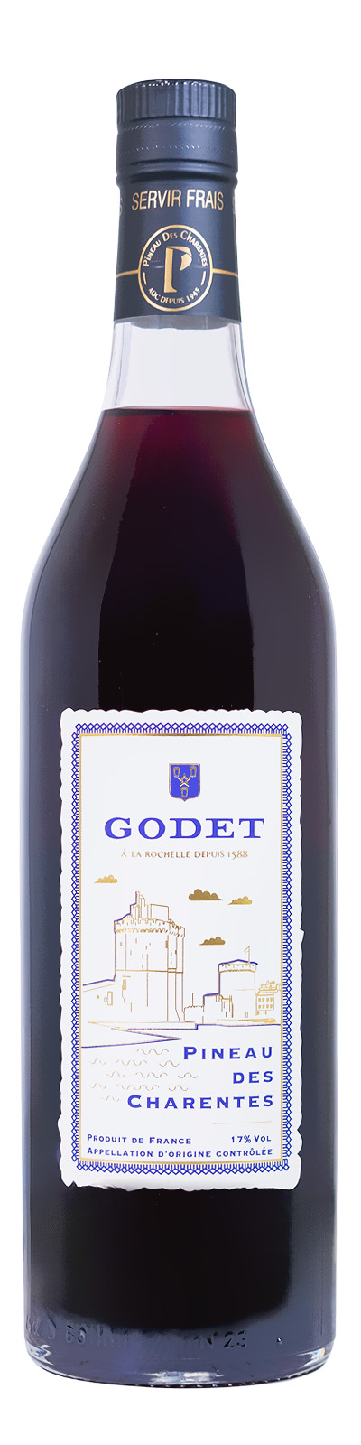 Godet Pineau des Charentes Rouge - 0,75L 17% vol