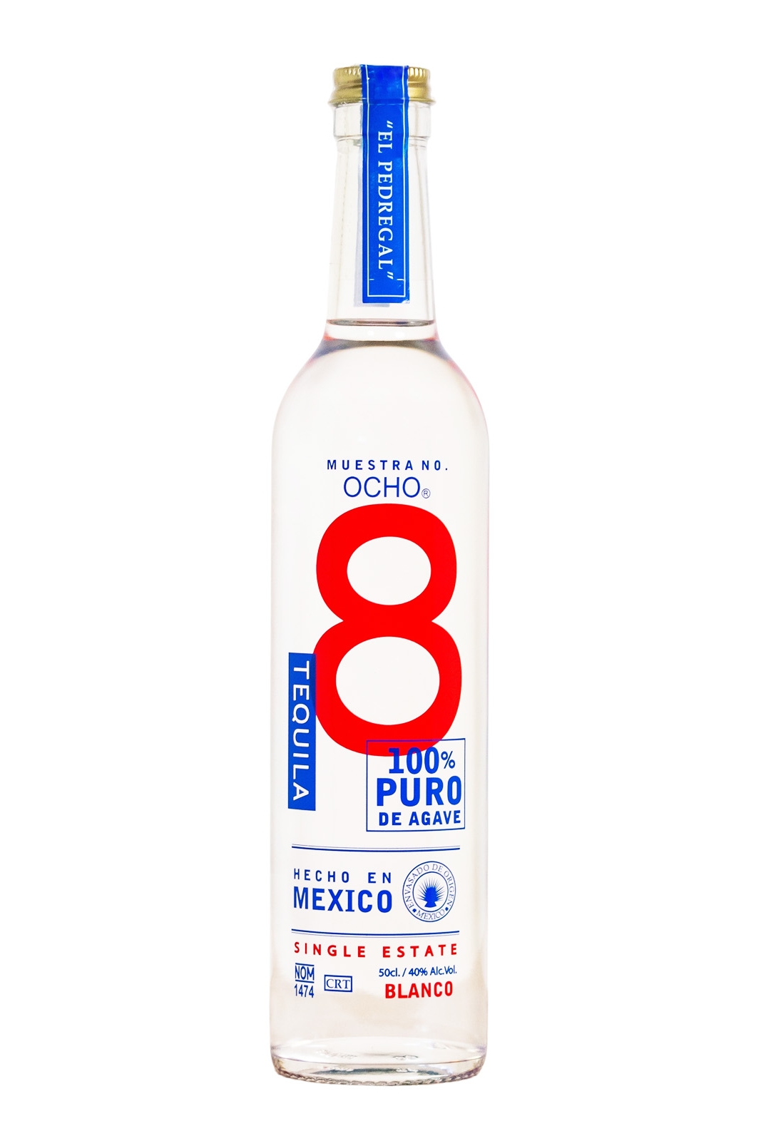 Ocho Blanco Tequila - 0,5L 40% vol