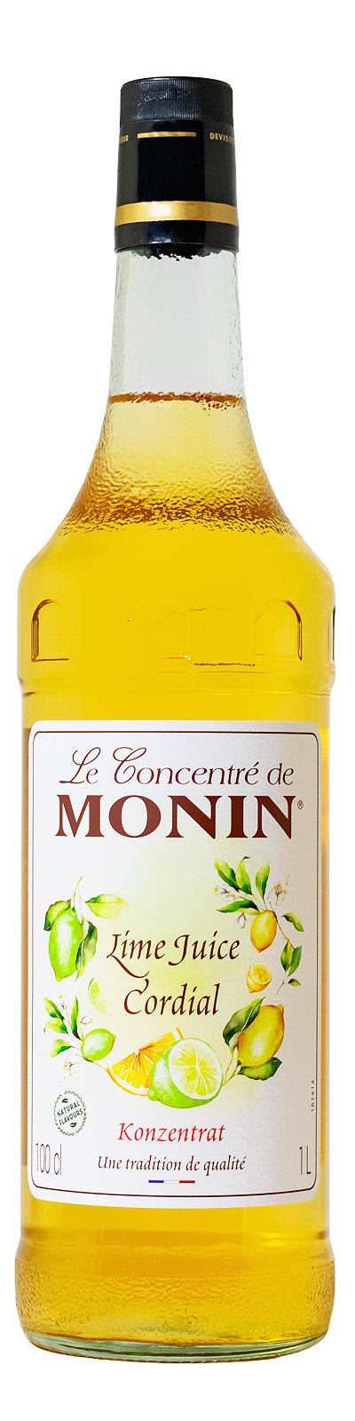 Monin Lime Juice Cordial Mixer Limonen-Konzentrat - 1 Liter