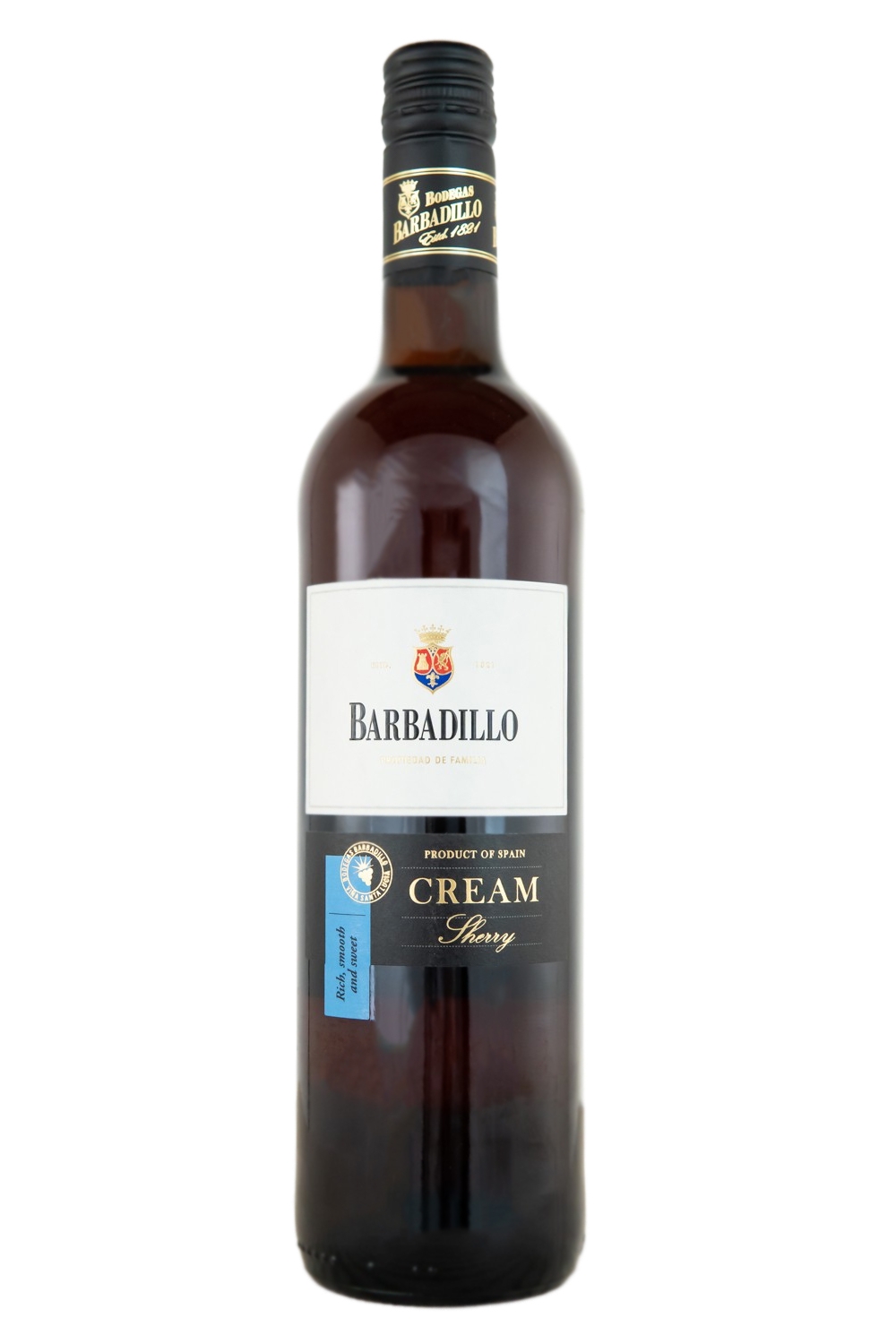 Barbadillo Cream Sherry - 0,75L 17,5% vol