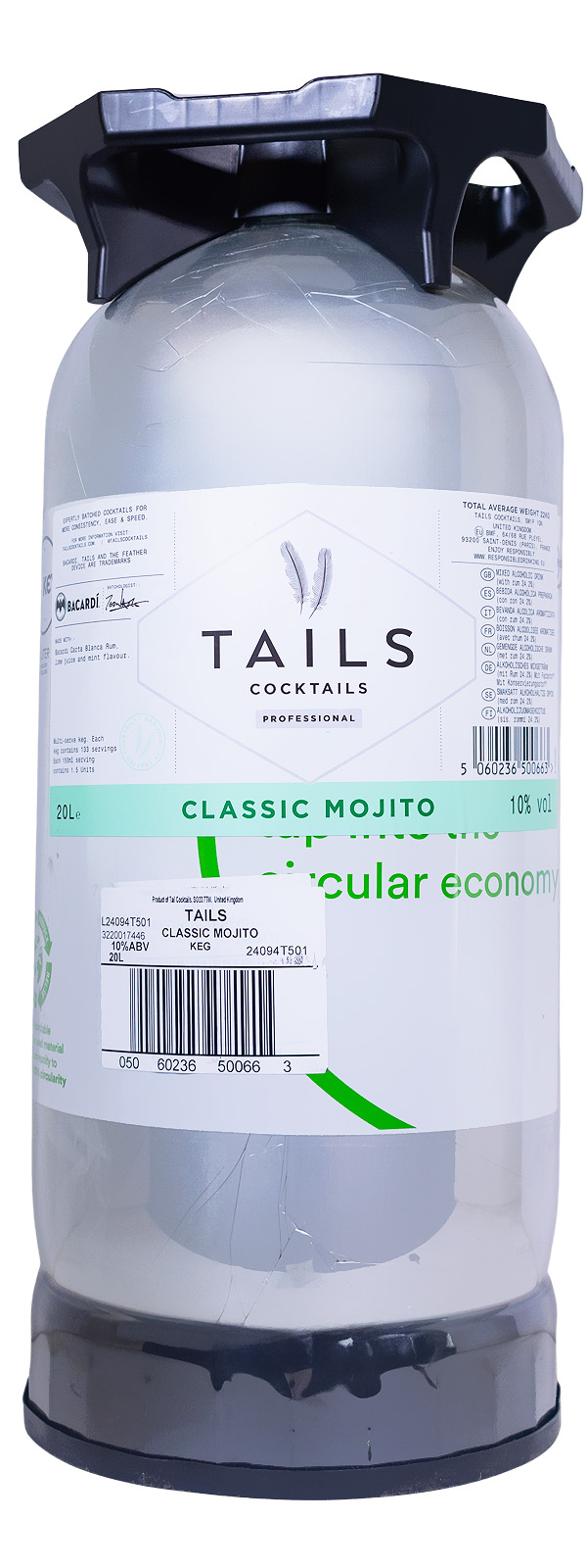 Tails Classic Mojito - 20L 10% vol