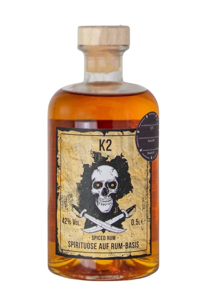 K2 Spiced Rum - 0,5L 42% vol