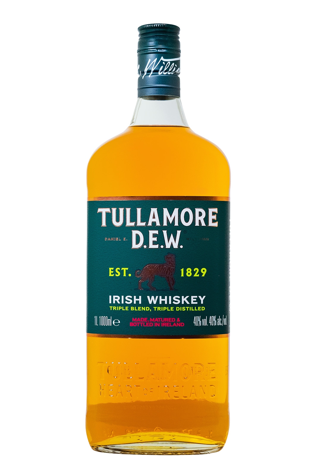 Tullamore Dew Irish Whiskey - 1 Liter 40% vol