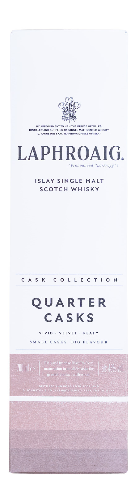 Laphroaig Quarter Cask Islay Single Malt Scotch Whisky - 0,7L 48% vol